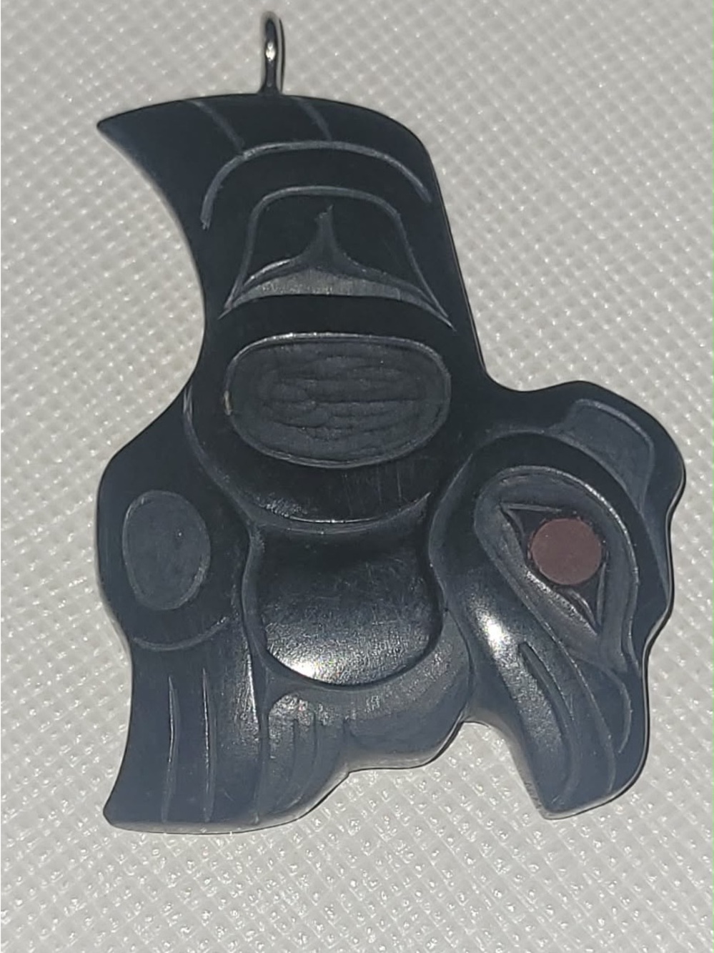 Argillite Haida Pendant